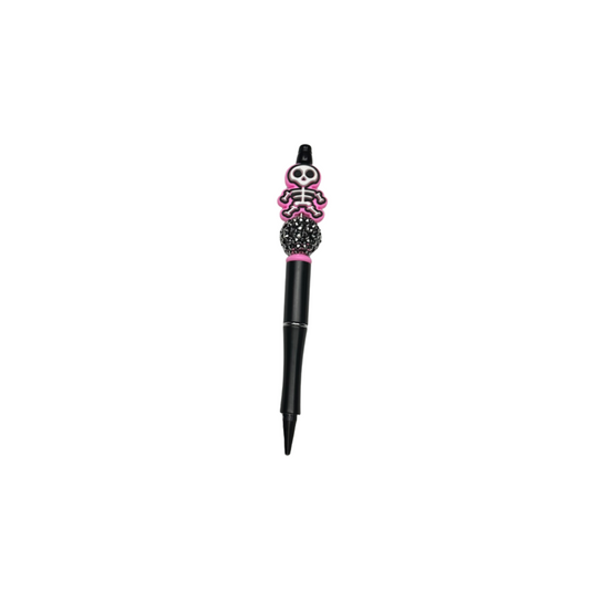 Pink Skeleton Pen