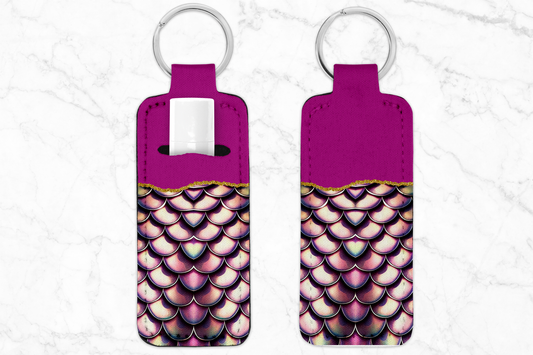 Fuchsia Mermaid Chapstick Holder